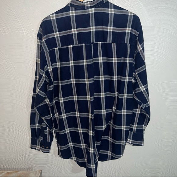 Vtg 90’s Ralph Lauren CHAPS long sleeve button down check shirt men's Large - Picture 2 of 8